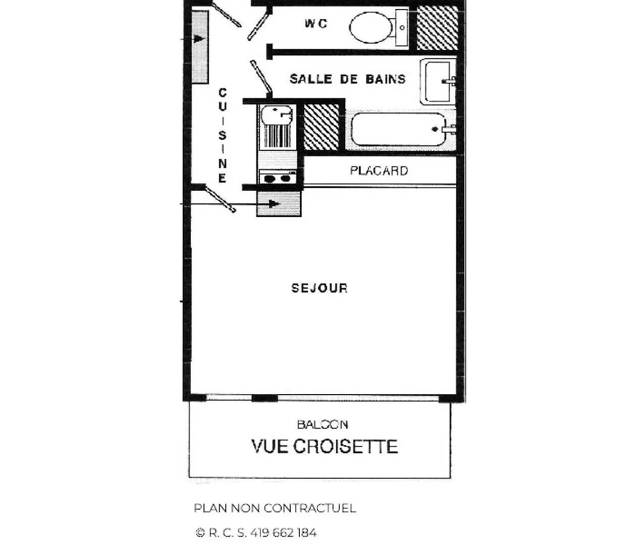 Apartment Residence Lac Du Lou - Studio 4 Personnes Sur La Croisette Avec Vue Sur Les Pistes Mae-5074 Saint-Martin-de-Belleville France